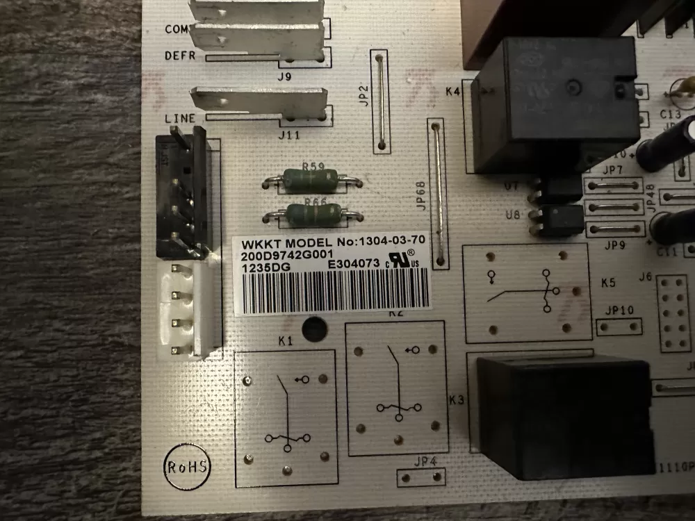 GE EBX1110P002 200D49742G001 Fridge Control Board AZ3989 | NTV313