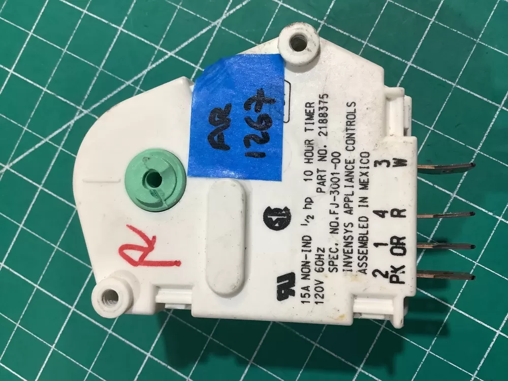 Whirlpool Kenmore W10822278 Refrigerator Defrost Timer AZ227765 | AR1267