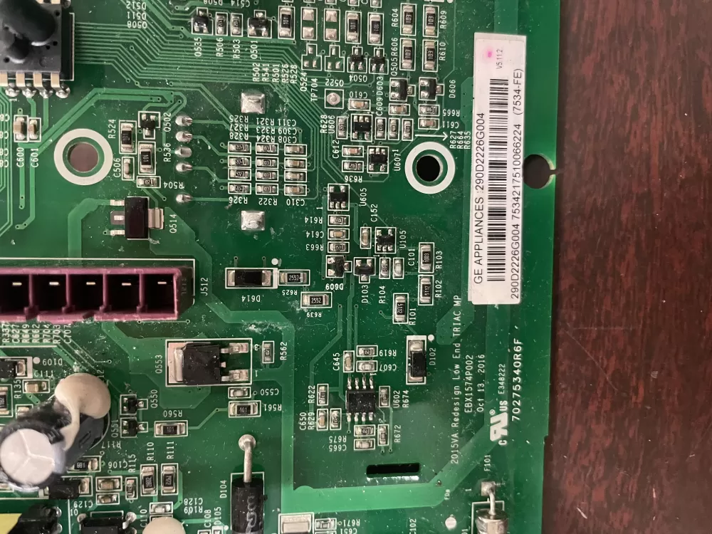 GE 290D2226G004 Washer Control Board