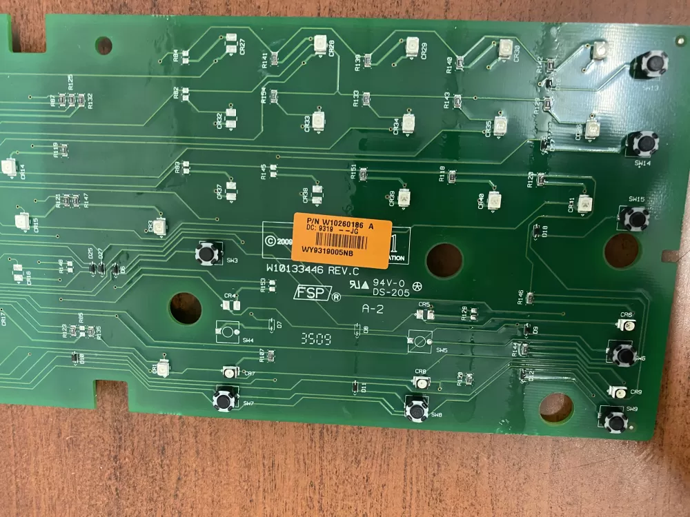 Whirlpool  Maytag W10260186 W10258434 WPW10260186 Washer Control Board