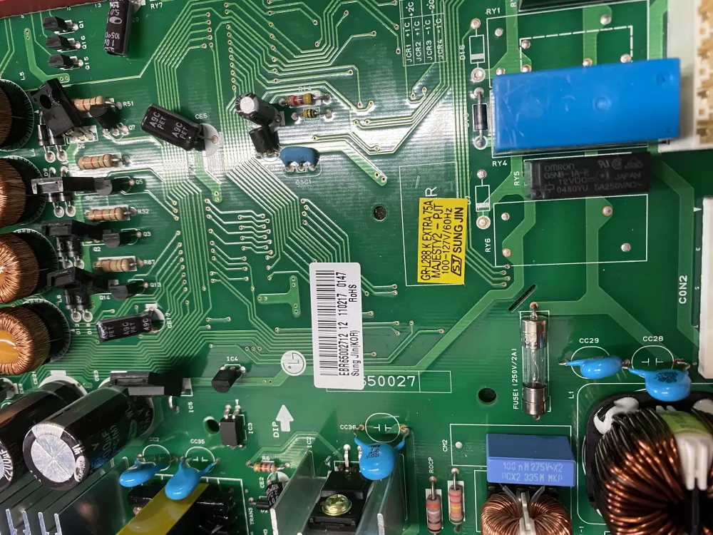 LG Refrigerator EBR65002712 Main Board AZ22927 | BK931