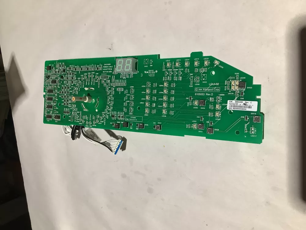 Whirlpool 8564295 User Interface Control Board AZ161412 | BG302