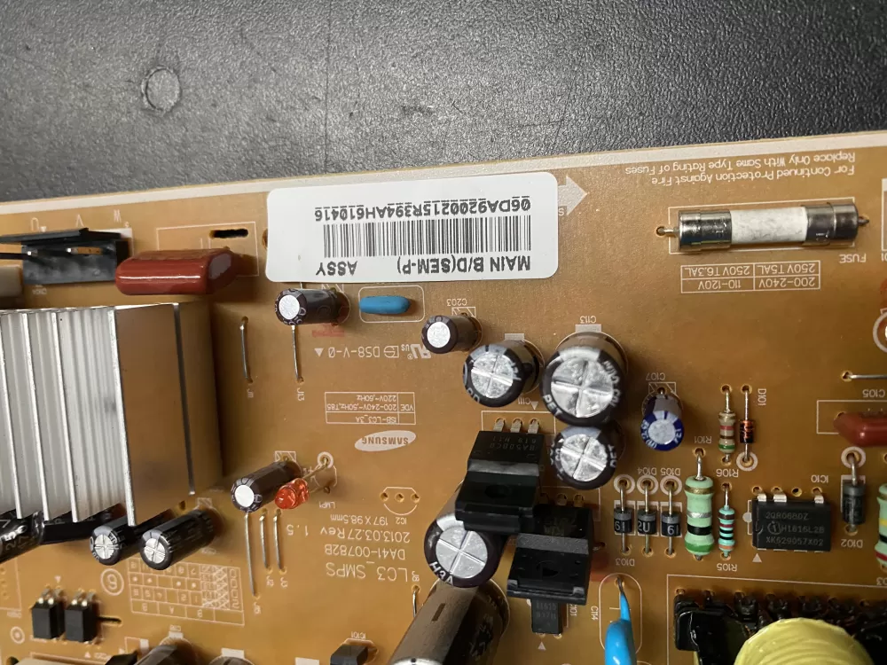 Samsung DA92-00215R Refrigerator Inverter Control Board AZ18541 | BK731