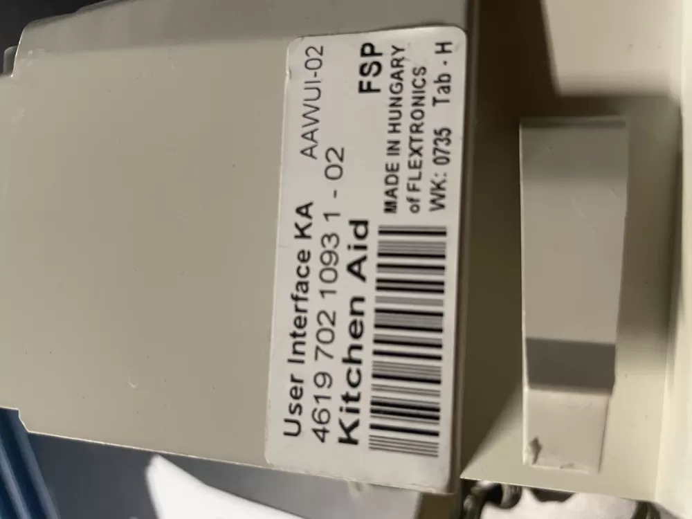 Whirlpool 4619 702 1093 1-02 Washer Control Board Panel AZ6367 | WmV338