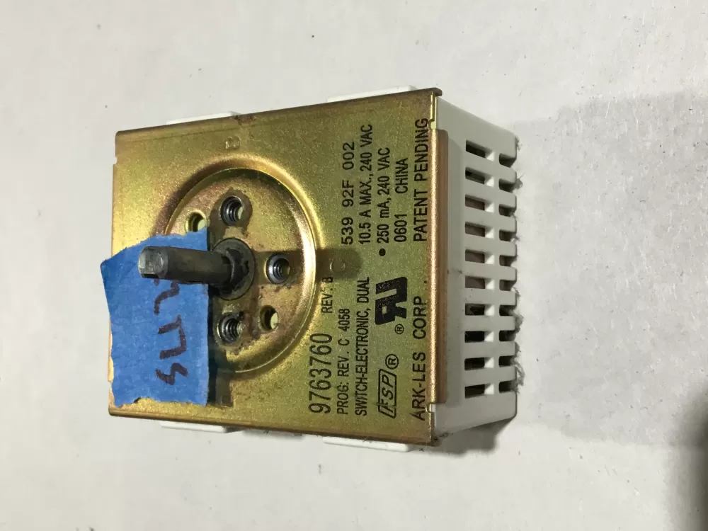 Kitchenaid Control Switch KitchenAid 9759781 9763760 Range Control Board Infinite Switch AZ110271 ...
