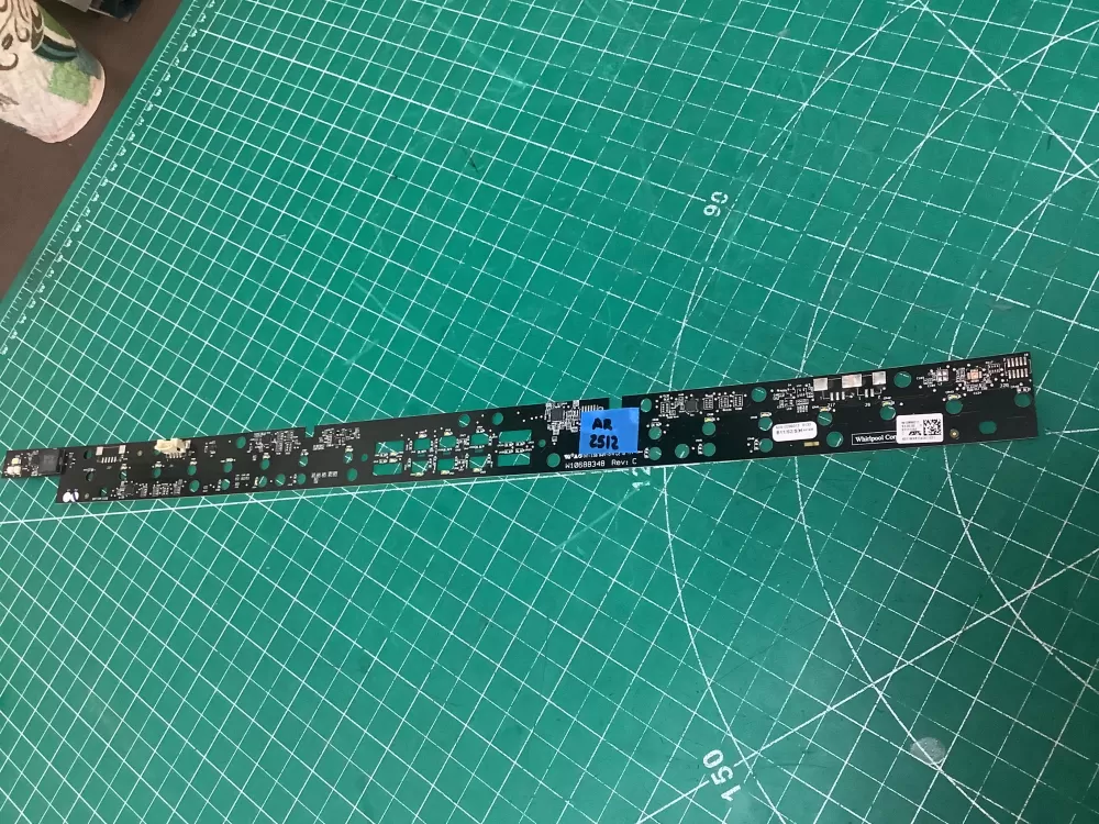 Whirlpool Dishwasher Interface Board Part #W10688348 Rev C AZ227145 | AR2512