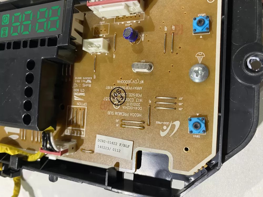 Samsung DC92 01622F DC41 00241A Washer Control Board AZ145499 | BK2437