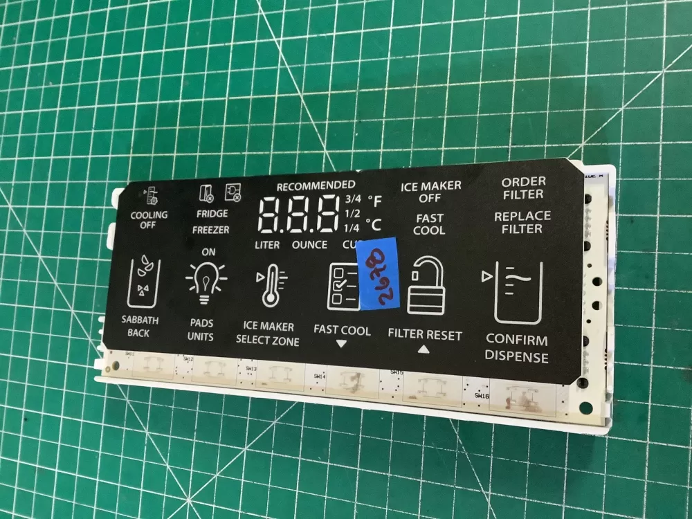 Whirlpool W10887493 W11043015 Refrigerator Control Board AZ181104 | NR2678