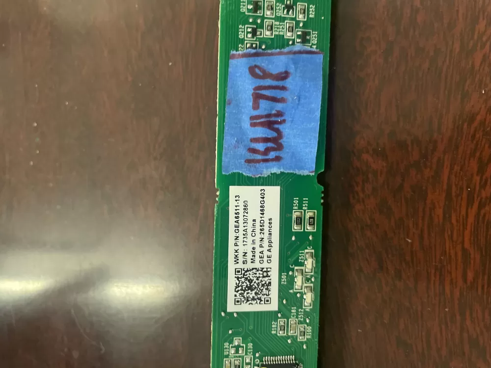 GE 265D1468G403 Dishwasher User Interface Control Board AZ41215 | KM1718