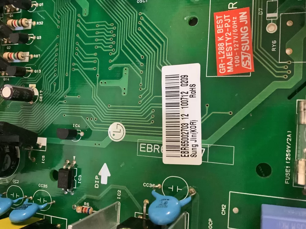 LG Kenmore EBR65002702 EBR65002703 Refrigerator Control Board AZ213196 | NR99