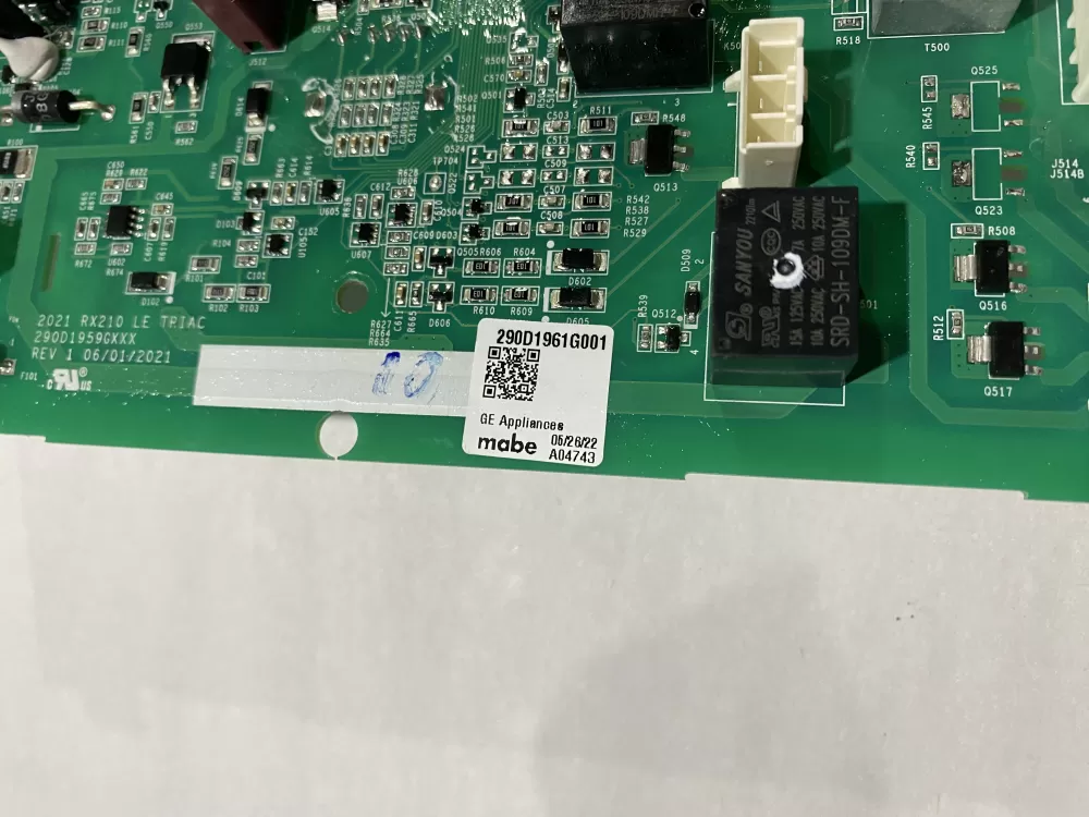 GE 290D1961G001 Washer Control Board AZ176503 | BK713