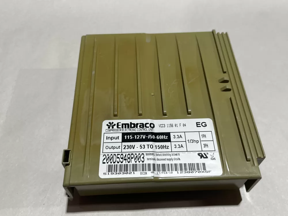 GE Wr55x10685 Refrigerator Control Board Inverter AZ136496 | Wm2265