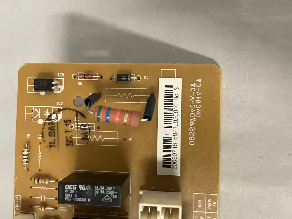 LG 6871JB2061C Refrigerator Control Board AZ218508 | Wm1568