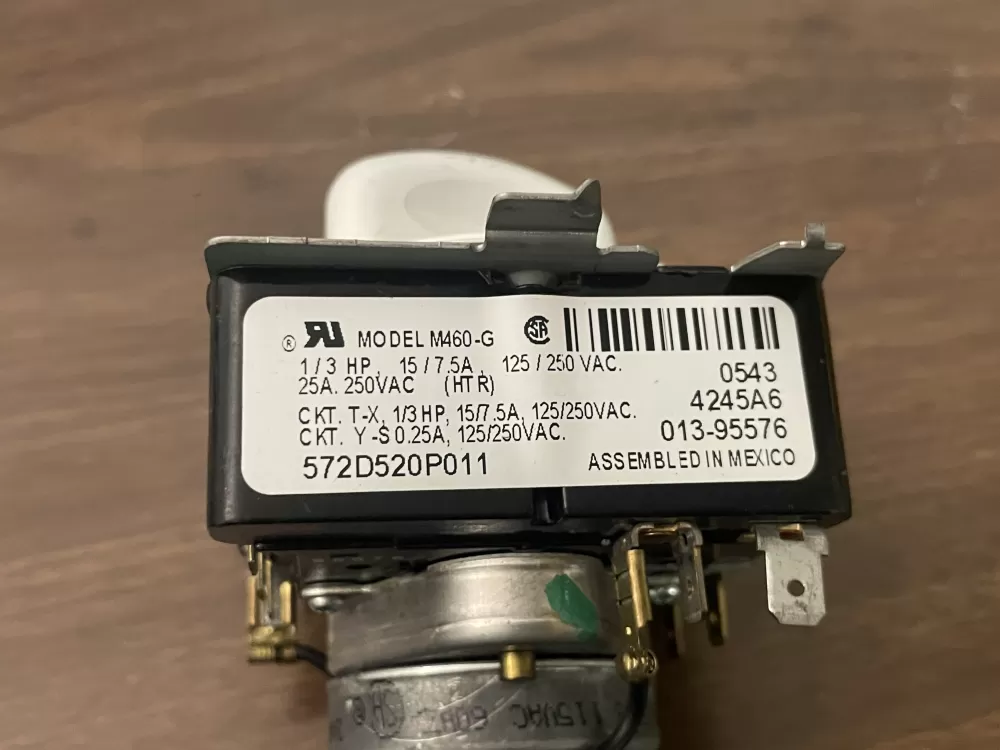 GE 572D520P011 WE4M247 Dryer Timer AZ99592 | Wm802