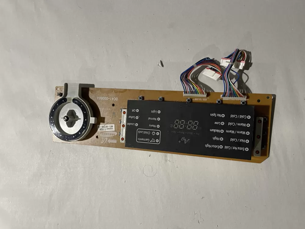 Samsung MFS-DV318A-S0  AP4337033  DC41-00066A  2025722  20091008  PS4250820 Dryer UI Control Board