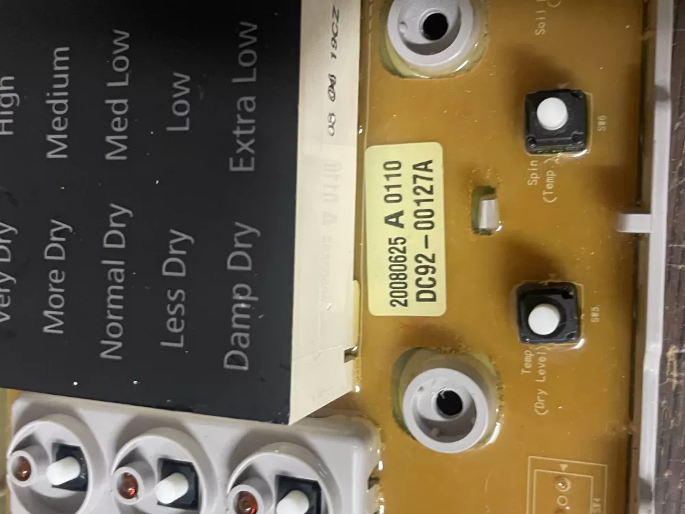 Samsung DC92 00127A Dryer Control Board AZ41943 | Wmv415