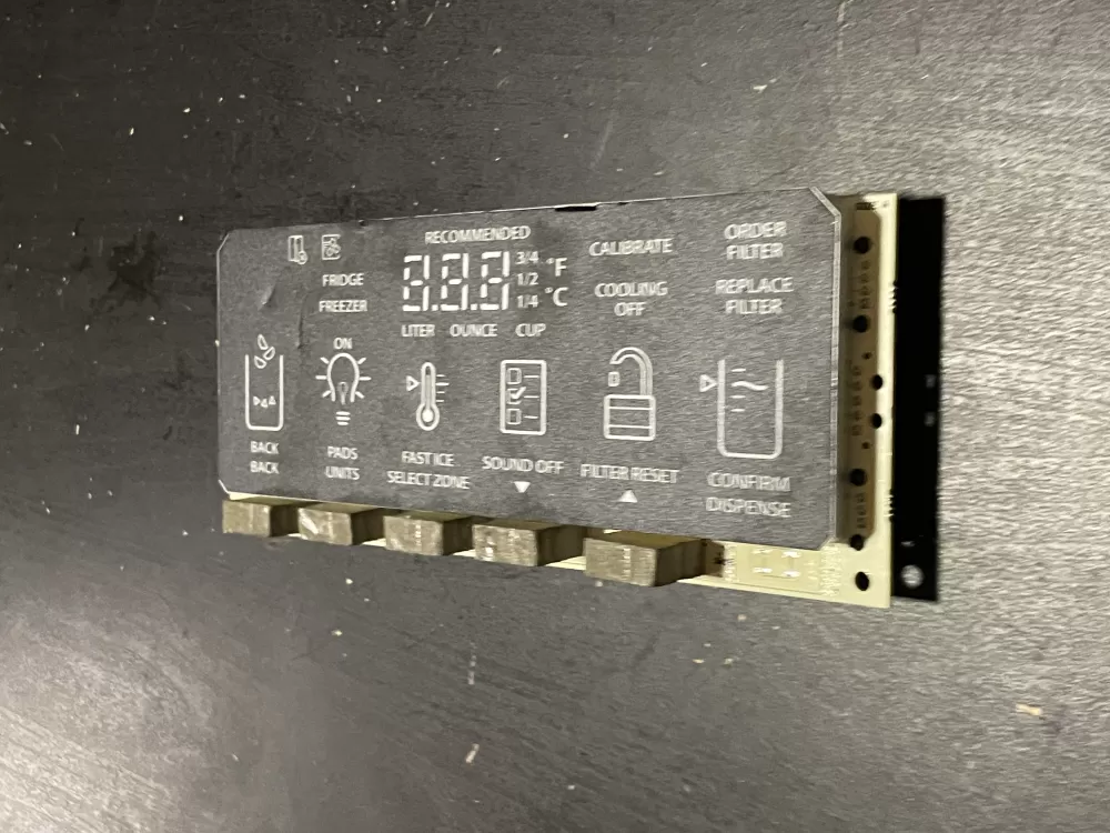 Whirlpool W10798239  W10222961 Refrigerator Display Control Board