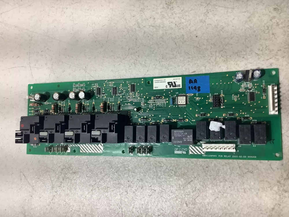 GE WB27T11060 164D6199G002 Oven Range Relay Control Board AZ201889 | AR1198