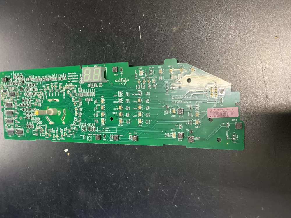 Whirlpool W10399101 Washer Control Board