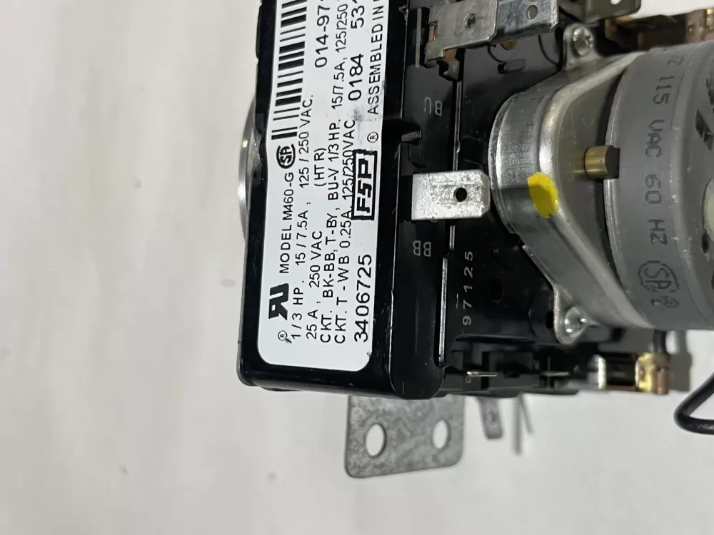 Whirlpool Maytag Amana AP6008573 3406725 WP3406725 Dryer Timer AZ156346 | Wm4