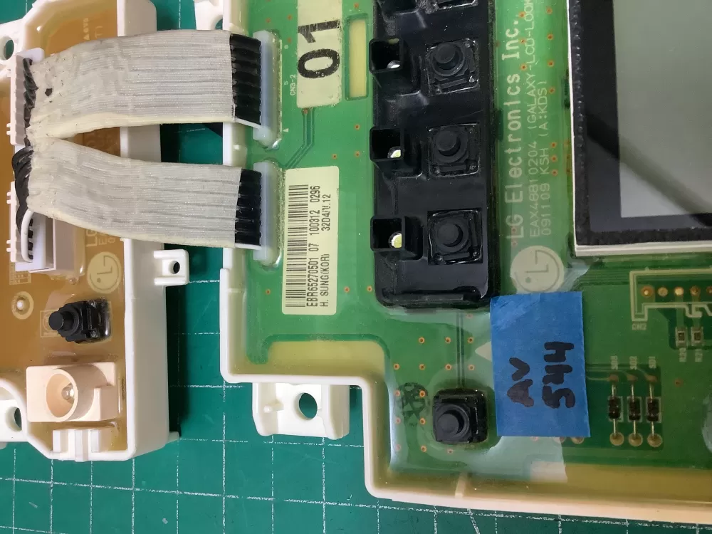 LG EBR65270501 AP5253900 2134517 Dryer Control Board Display AZ226169 | ARV544