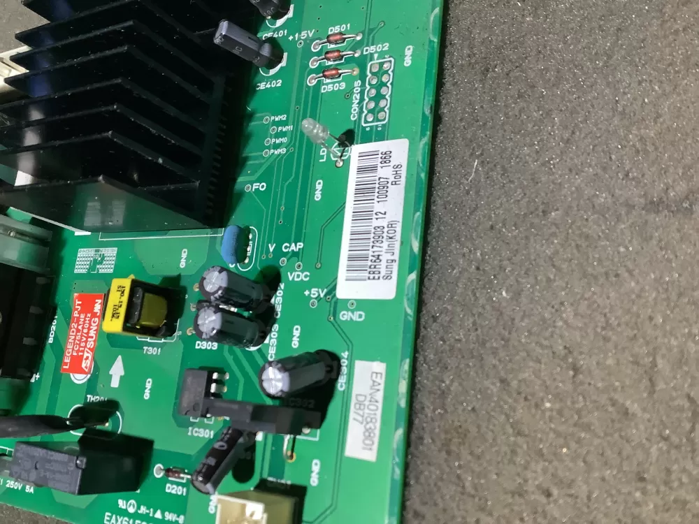 LG Kenmore EBR64173903 Refrigerator Control Board AZ113292 | NR2124