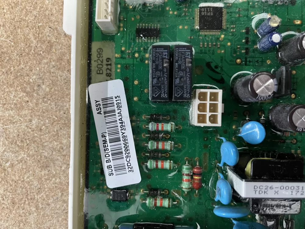 Samsung DC92-01596B DC92-01606B Dryer Control Board AZ9336 | KM1515
