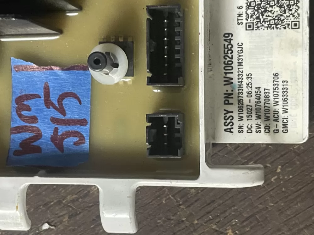 Whirlpool W11723354 W10625549 W10812421 Washer Control Board AZ45581 | Wm515