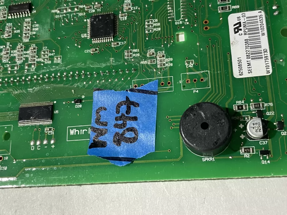 Whirlpool Maytag WPW10175973 Refrigerator Display Control Board AZ189318 | Wm847