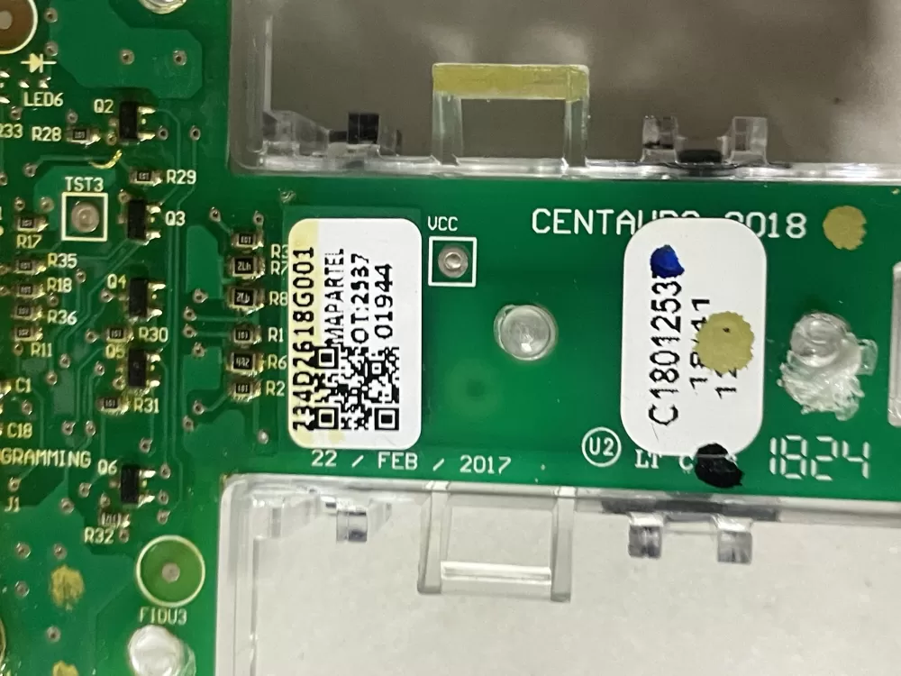 GE 234D2618G001 WE04X27284 Dryer Control Board AZ47108 | Wm603