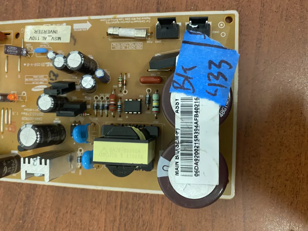 Samsung DA92-00215R Refrigerator Inverter Control Board AZ35647 | BK433