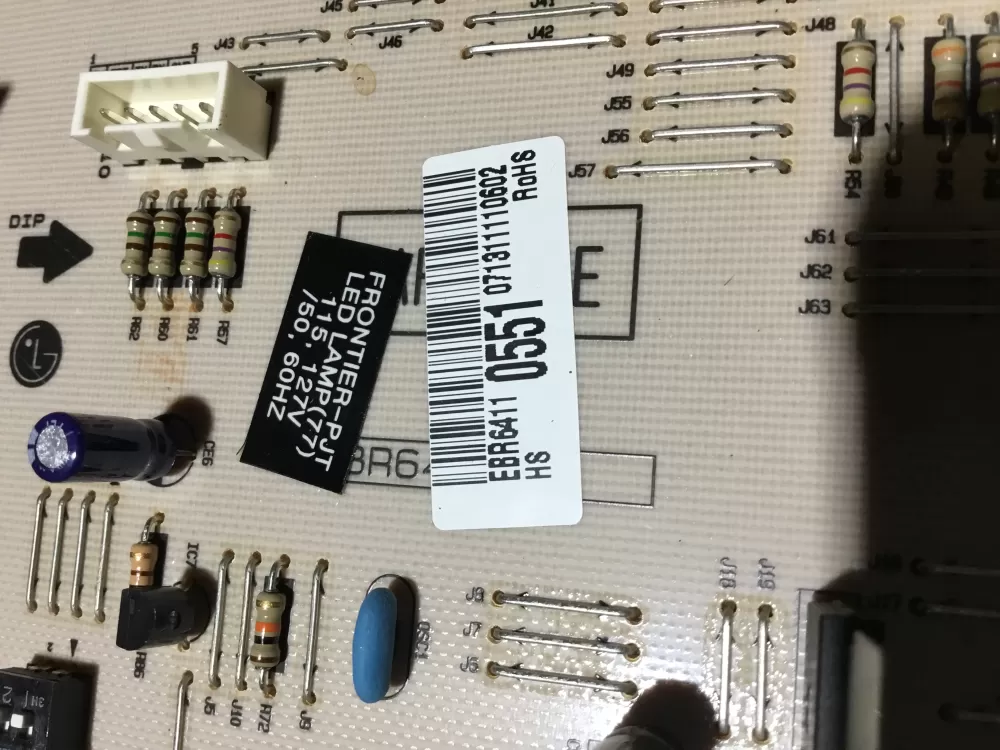LG EBR64110551 Refrigerator Control Board AZ85764 | NR345