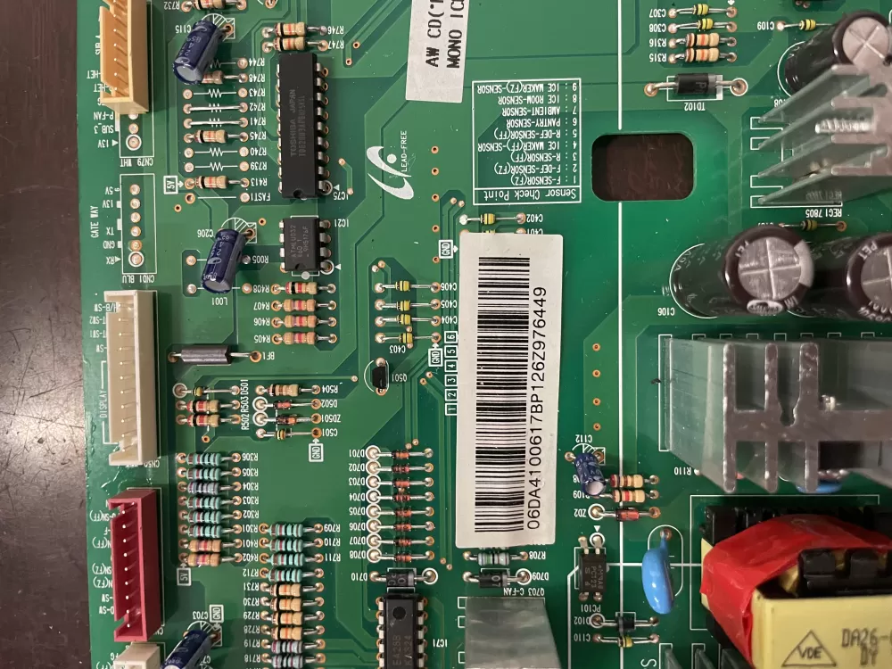 Samsung DA41-00617B Refrigerator Control Board AZ47996 | KM696