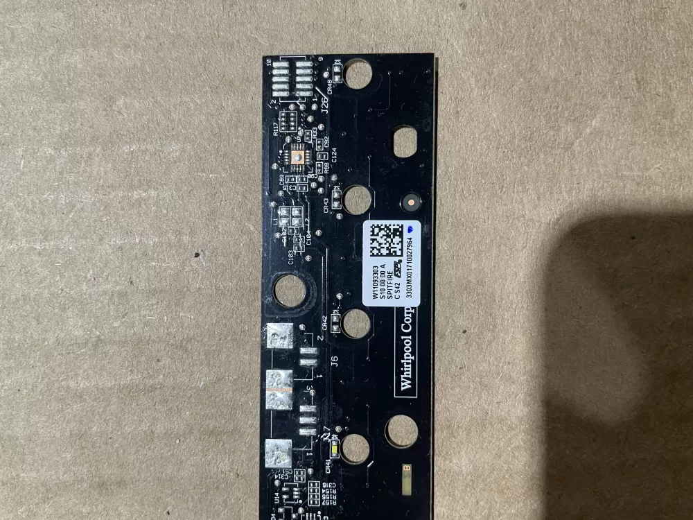 Whirlpool W11093303 Dishwasher Control Board UI Panel AZ72694 | KMV310