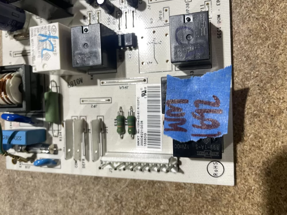 GE EBX1110P002 200D6221G036 Refrigerator Control Board AZ70098 | Wm1692
