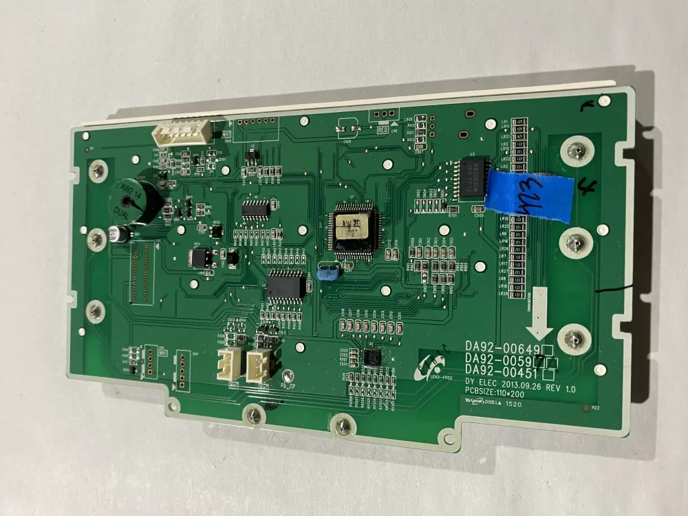 Samsung DA92 00597A Refrigerator Control Board Display AZ188849 | BK423