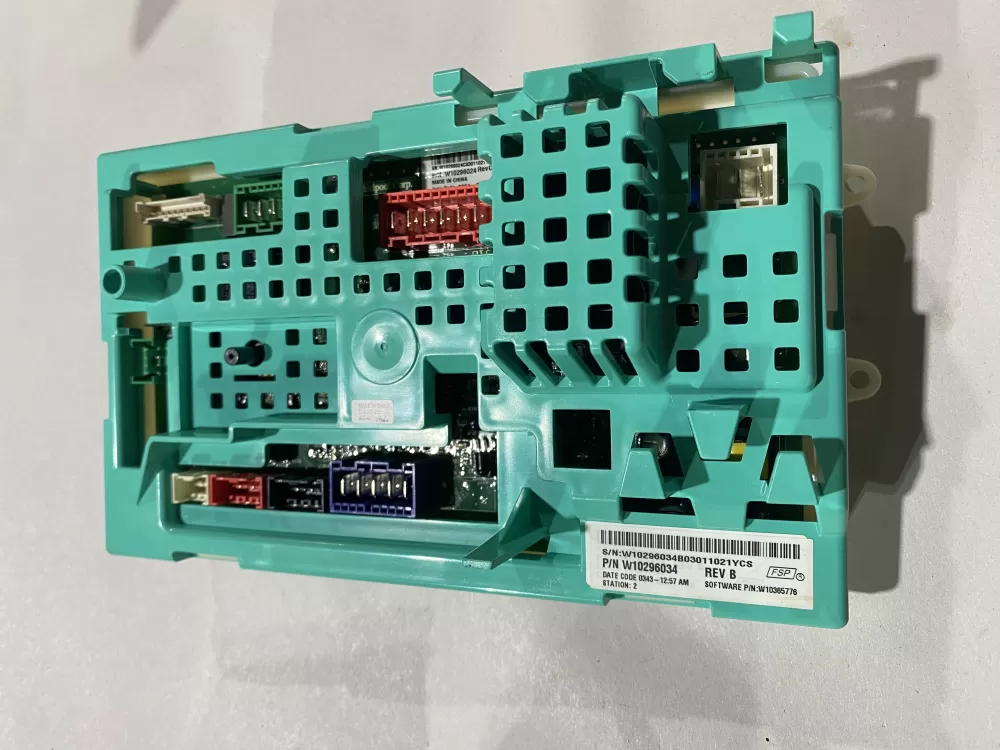 Whirlpool W10296034 W10393489 PS3495160 W10296034 A Washer Control Board