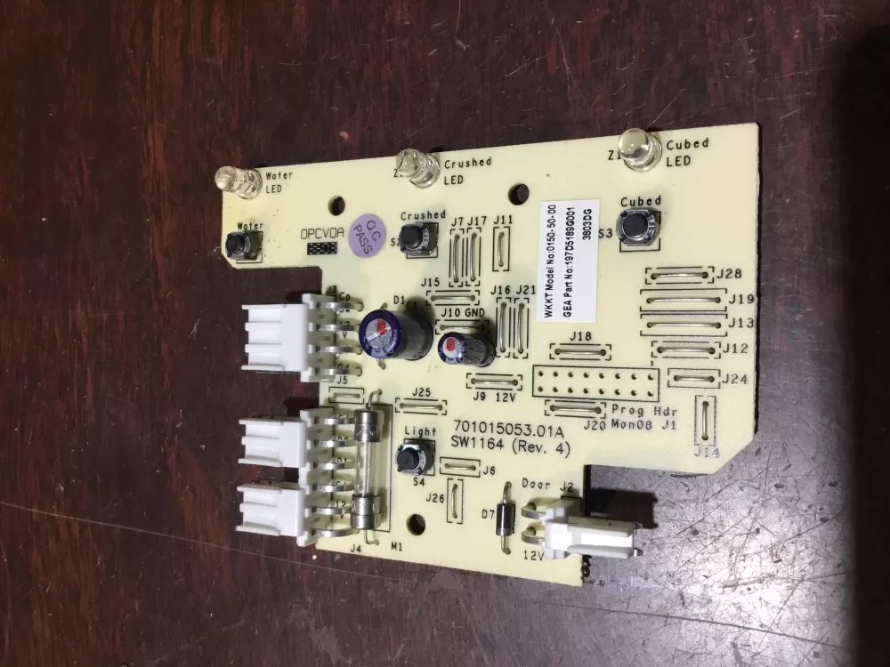 GE 197D5189G001 Refrigerator Control Board