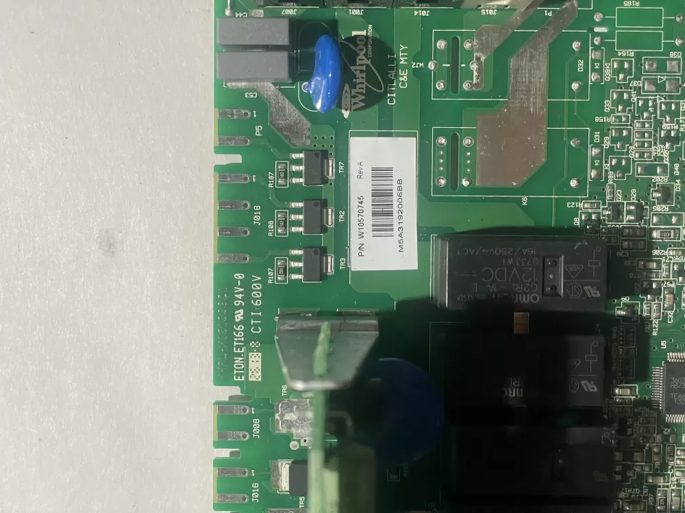 Whirlpool W10570739 Washer Control Board AZ192235 | KM2306