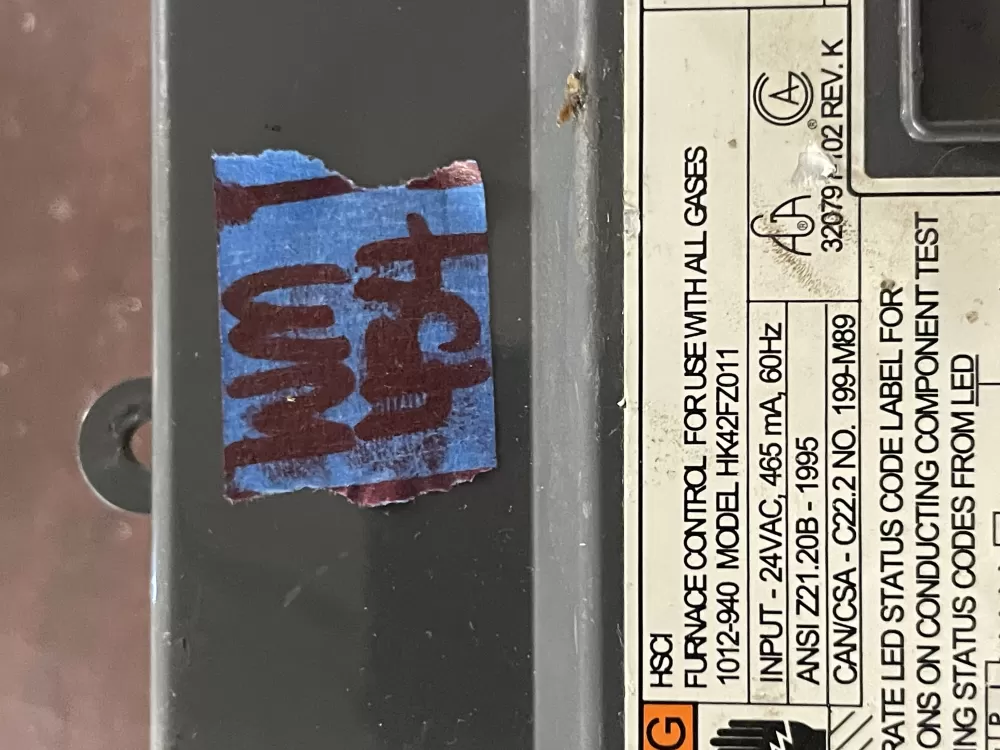 HK42F2011 Furnace Control Board AZ37426 | Wm434