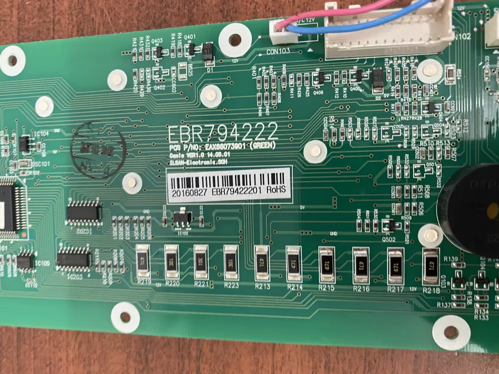Kenmore LG EBR79422201 Refrigerator Control Board AZ38530 | BK972