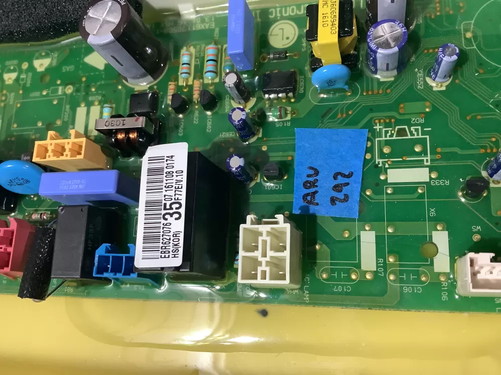 LG EBR62707635 Dryer Control Board AZ193612 | ARV292