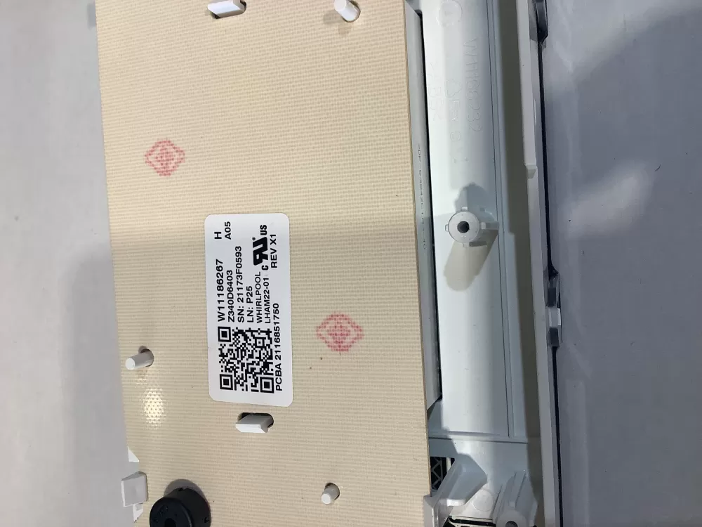 Maytag W11186267 Dryer Control Board Interface Panel AZ175245 | ZC2607