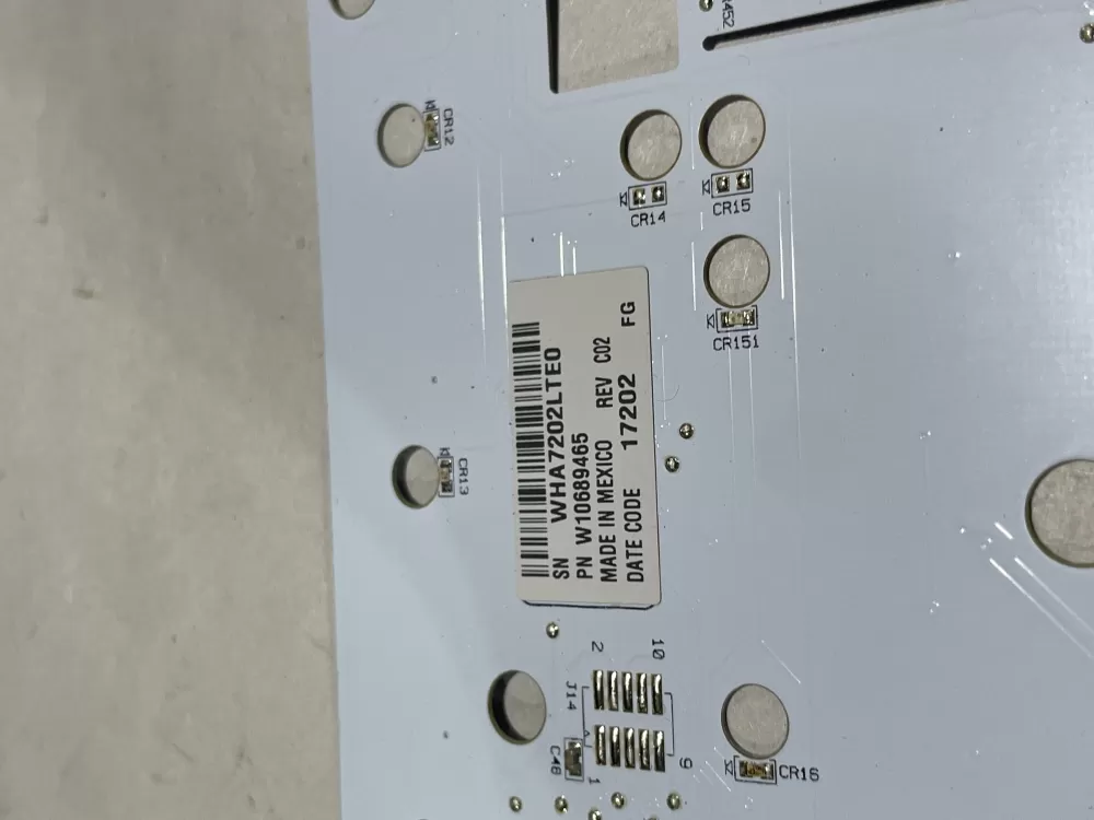 Whirlpool W10689465 Washer Control Board Interface AZ149696 | Wmv692