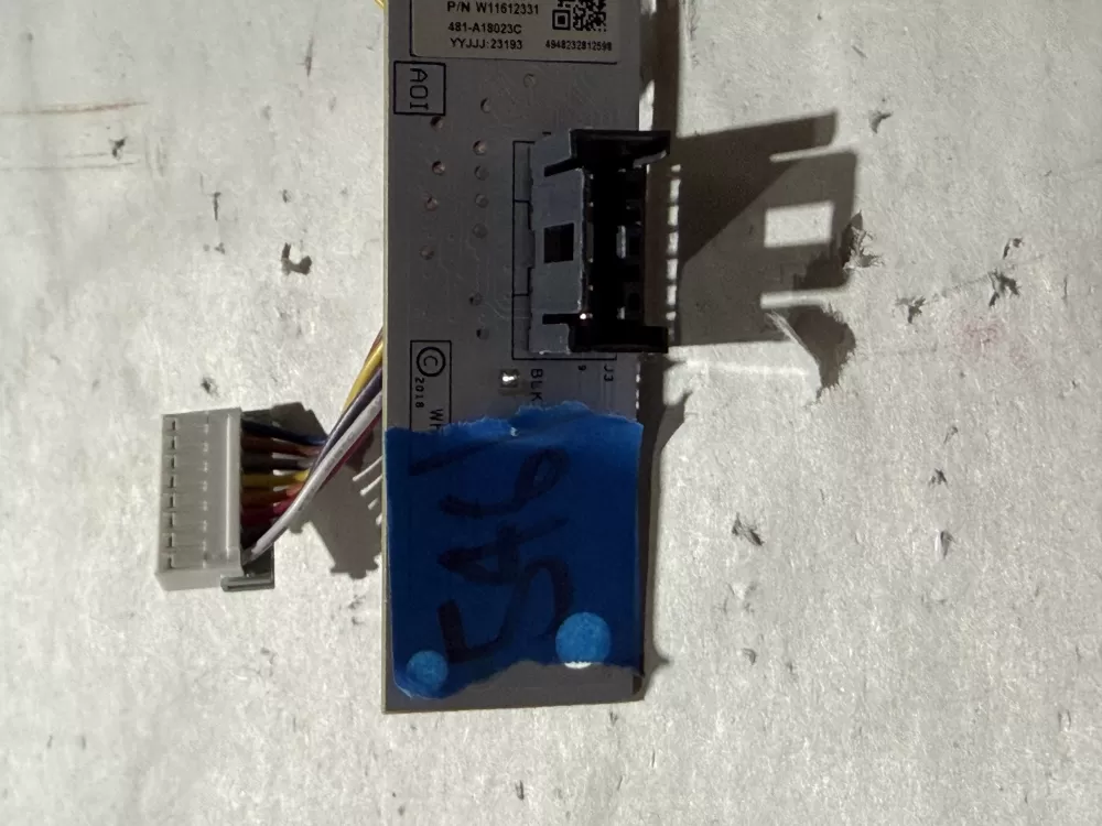 Whirlpool W11612331 Washer Touch Sensor Control Board AZ211288 | KM546