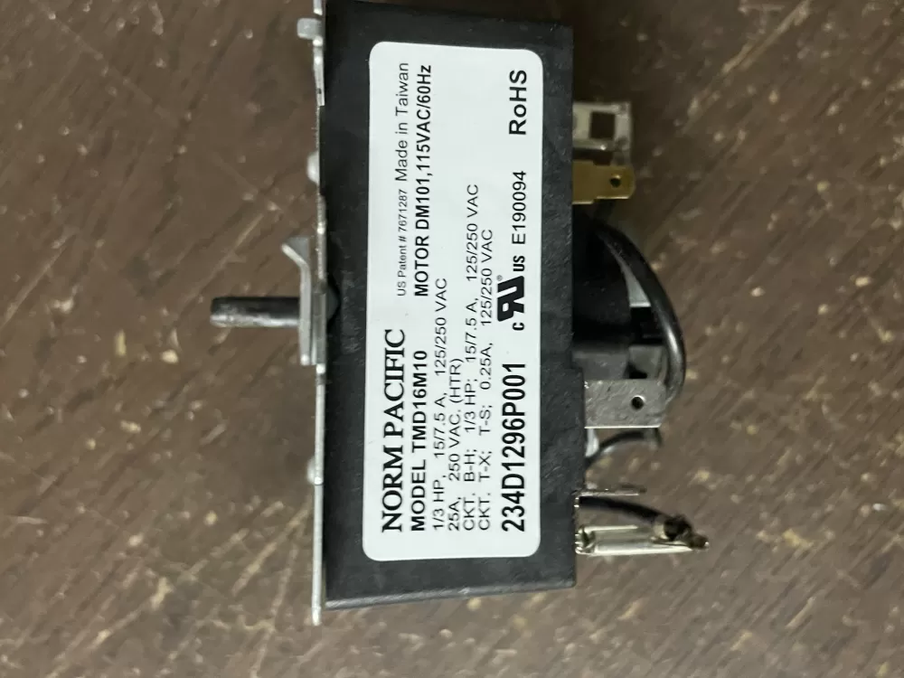 GE TMD16M10 234D1296P001 Dryer Timer AZ43751 | Wm1455