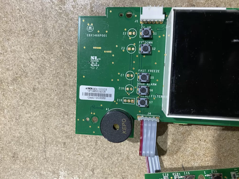 GE 197D8550G005 Refrigerator Dispenser Control Board Display AZ66709 | BK1936