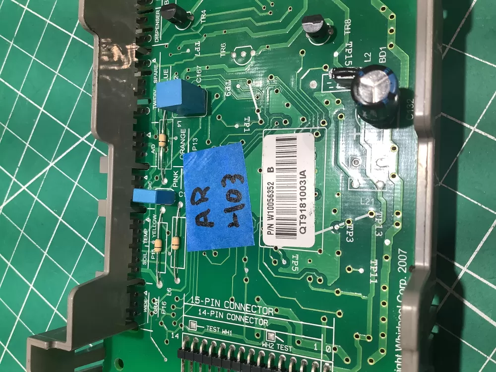 Whirlpool KitchenAid W10056352 Dishwasher Control Board AZ179045 | AR403