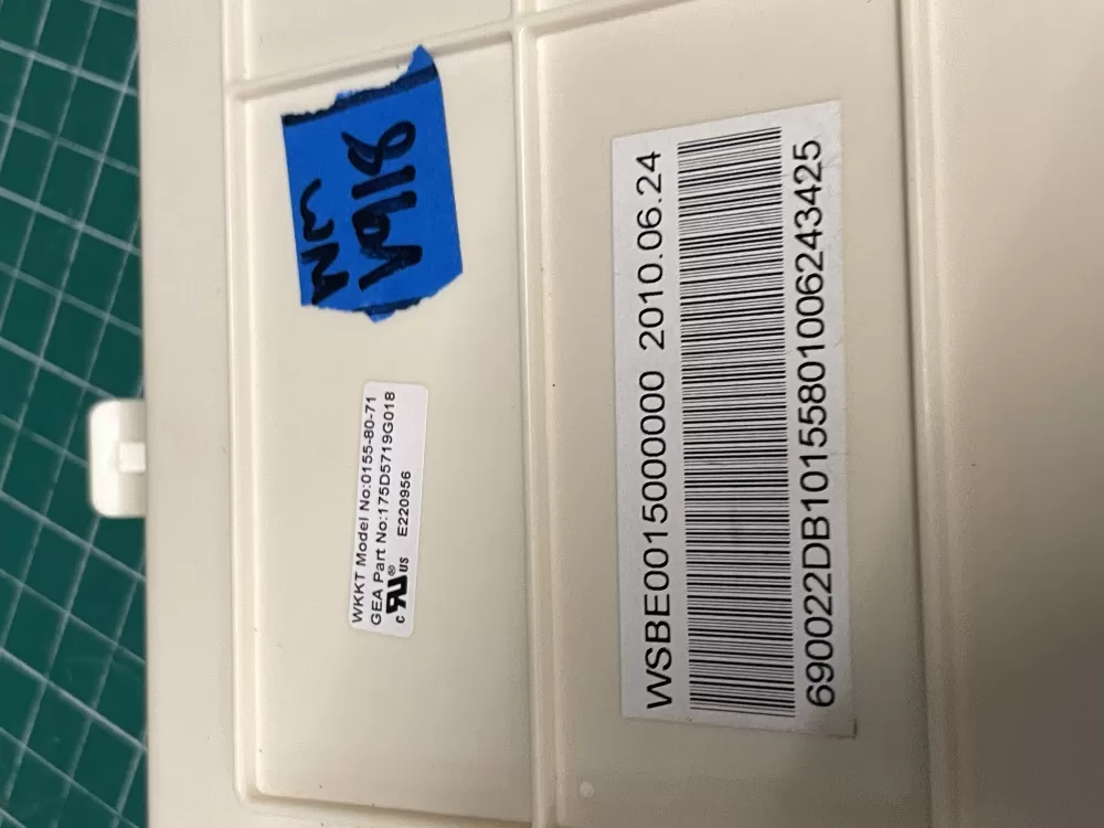 GE 175D5719G018 Washer Control Board AZ207285 | Mv918