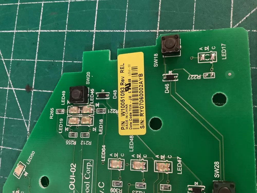 Whirlpool W10051093 Dryer Control Board AZ198794 | NR2769